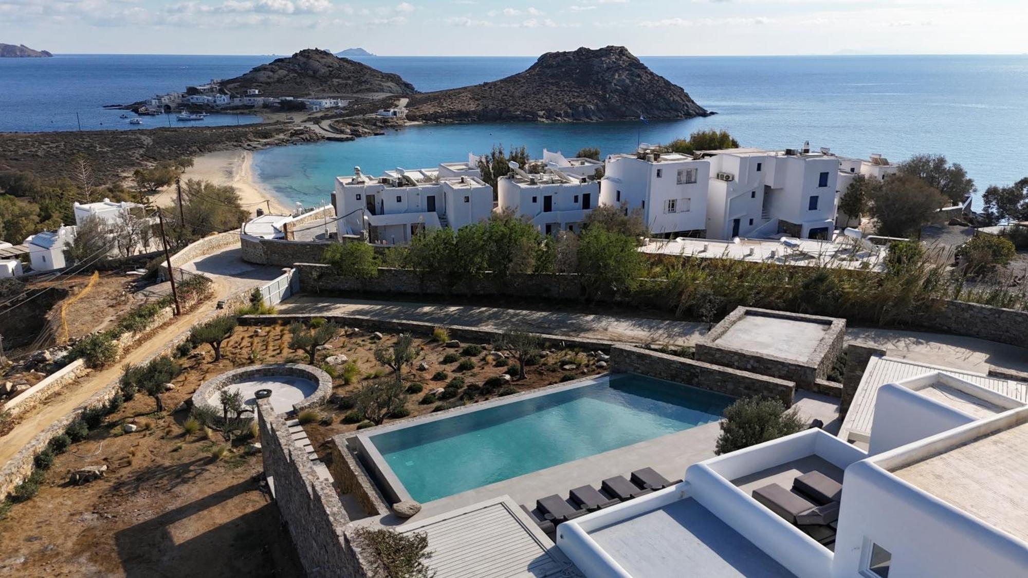 Blue Eye Grand Villa Mykonos Kalafatis Dış mekan fotoğraf