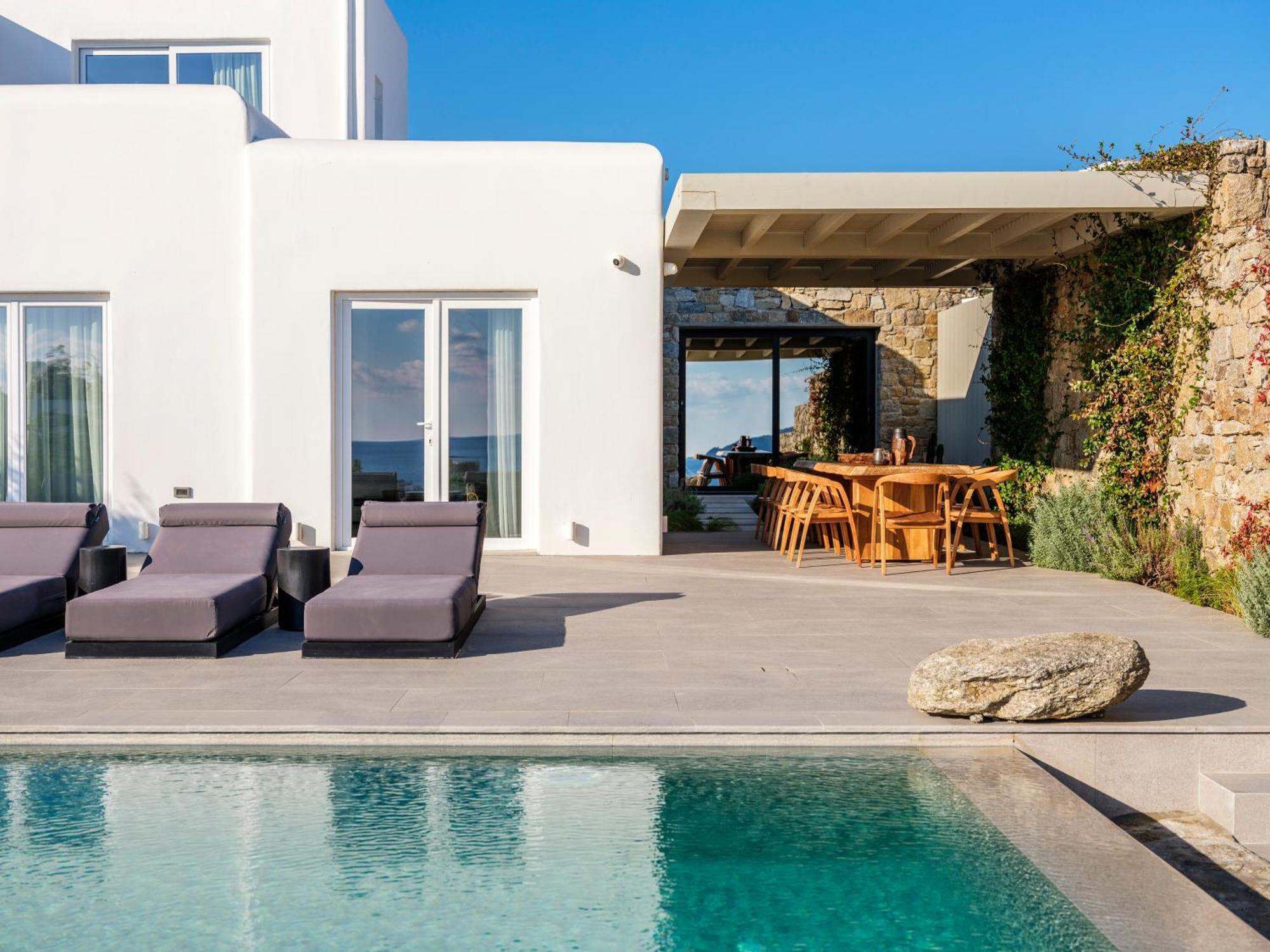 Blue Eye Grand Villa Mykonos Kalafatis Dış mekan fotoğraf