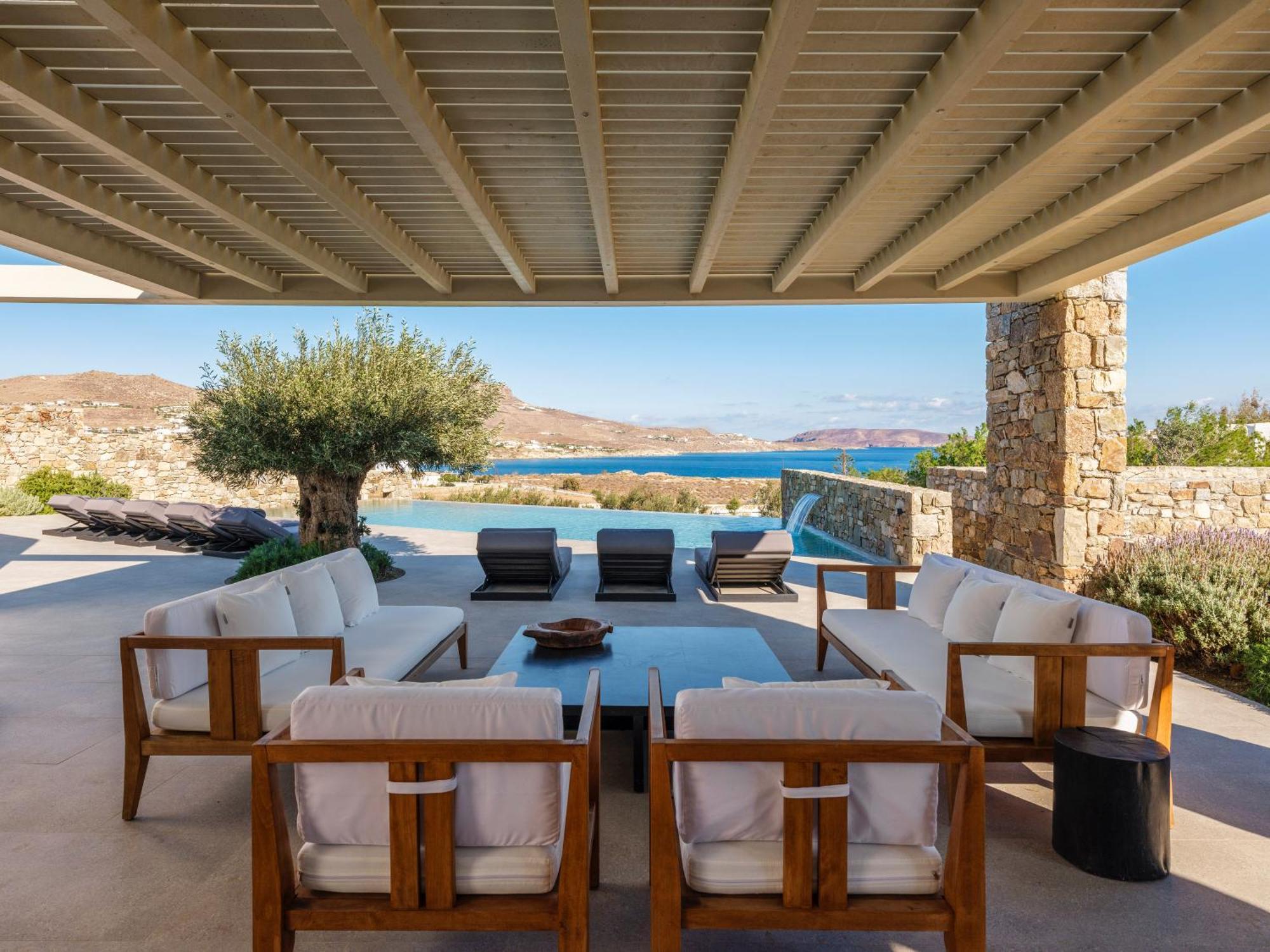 Blue Eye Grand Villa Mykonos Kalafatis Dış mekan fotoğraf