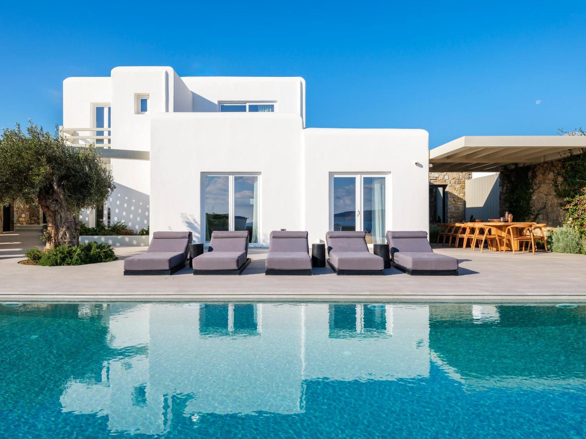 Blue Eye Grand Villa Mykonos Kalafatis Dış mekan fotoğraf