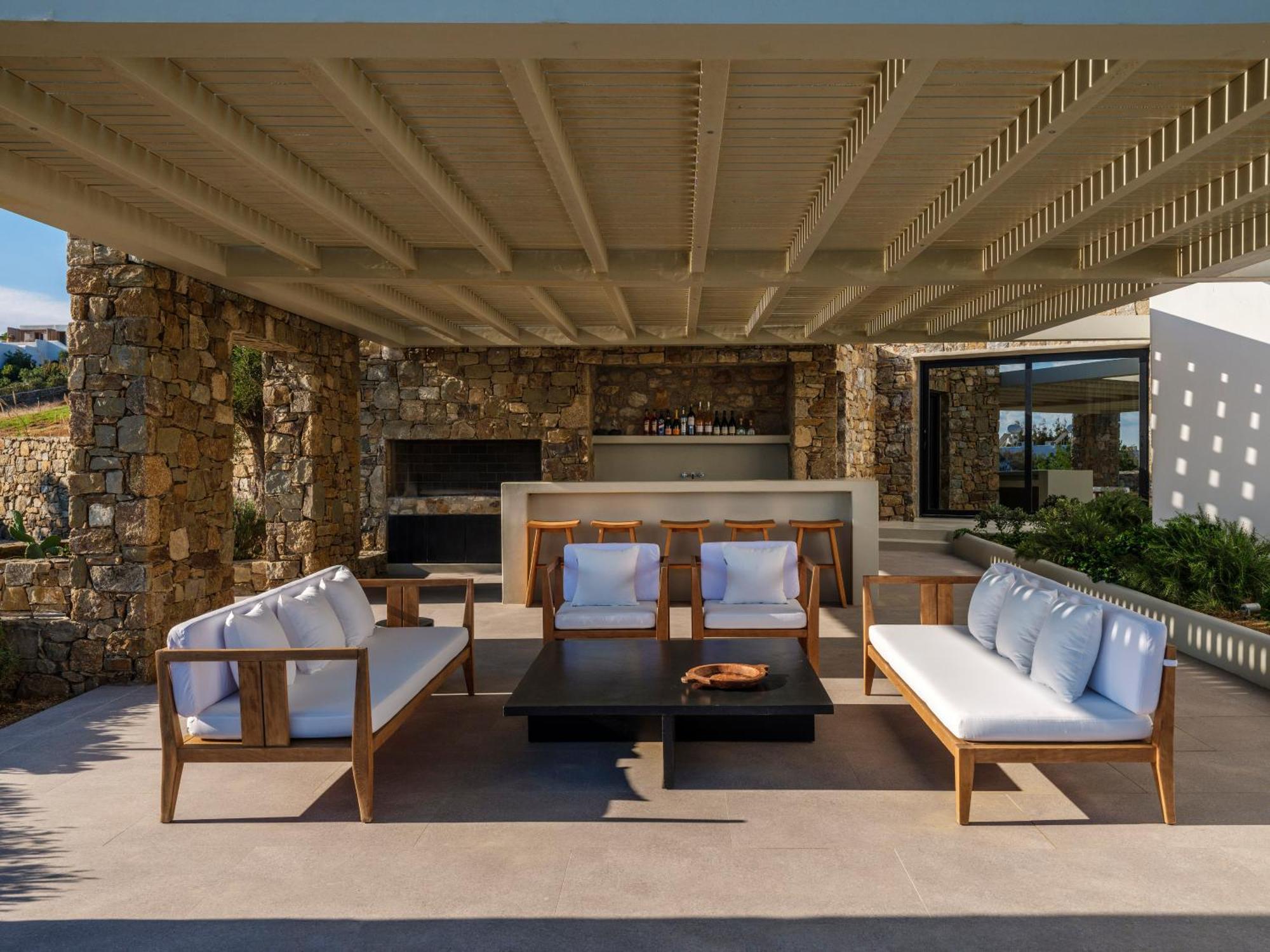 Blue Eye Grand Villa Mykonos Kalafatis Dış mekan fotoğraf