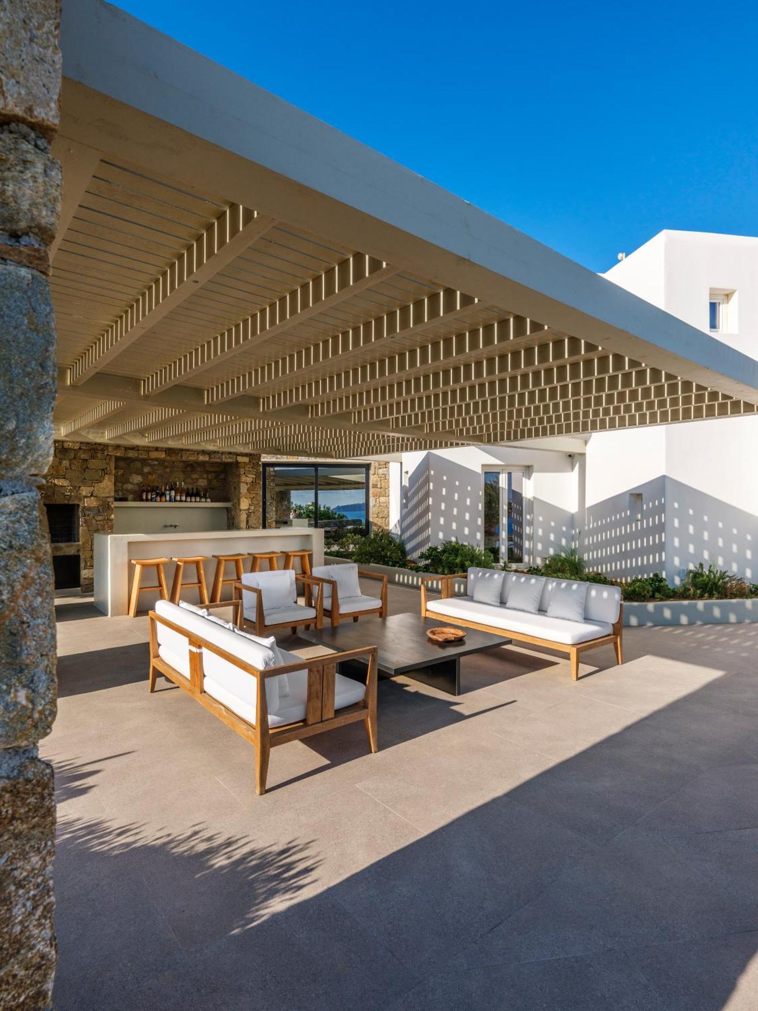 Blue Eye Grand Villa Mykonos Kalafatis Dış mekan fotoğraf